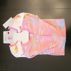 NWT- One Piece Pajamas, set of two, 9mos